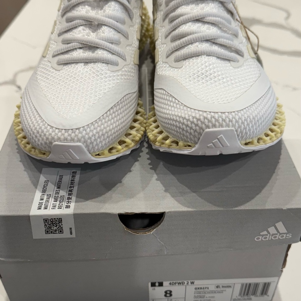 Women’s Adidas 4DFWD White Running Shoes